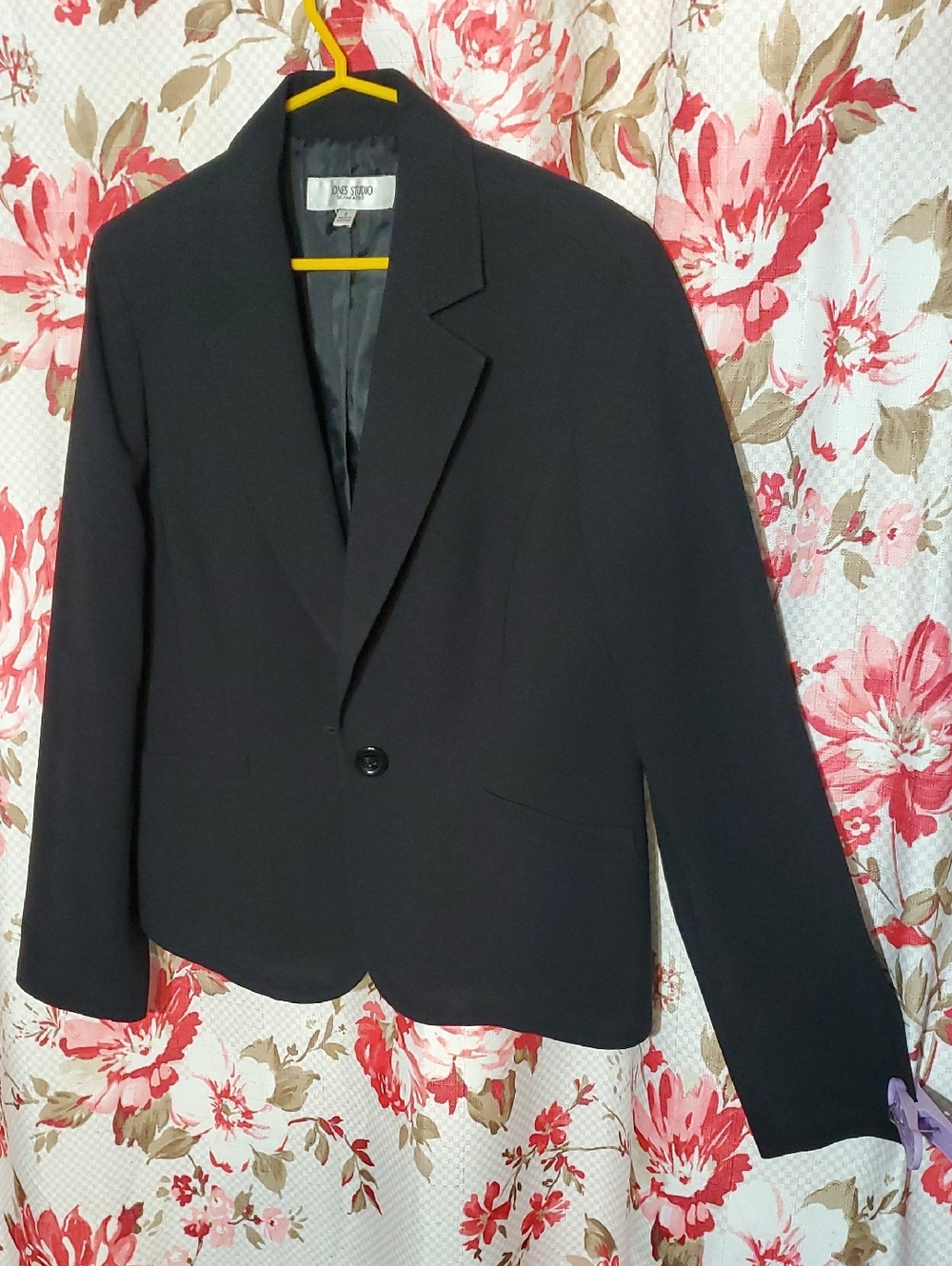 Jones Studio Black Single-Button Women's Blazer 8